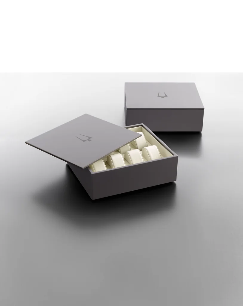 Bulova: Archive watch box produced by Casadevall Group.