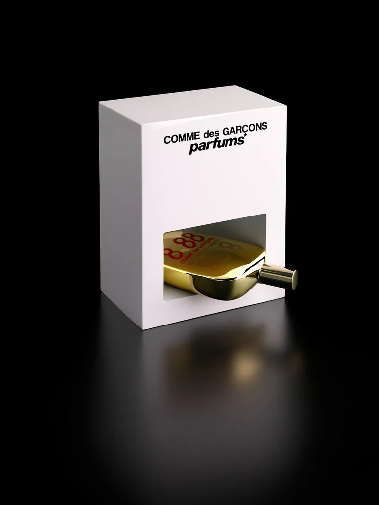 Comme des Garçons: Perfume presentation tray produced by Casadevall Group.