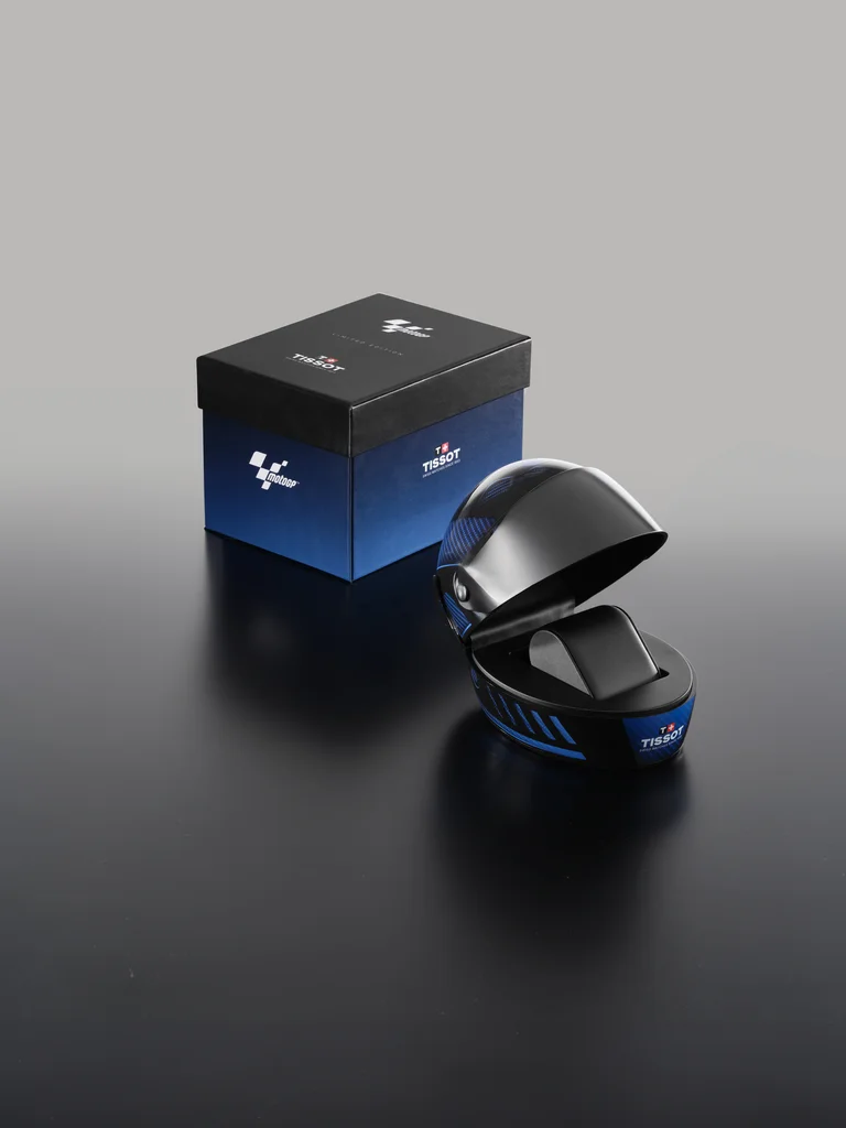 Textured stone-effect watch box produced by Casadevall Group.