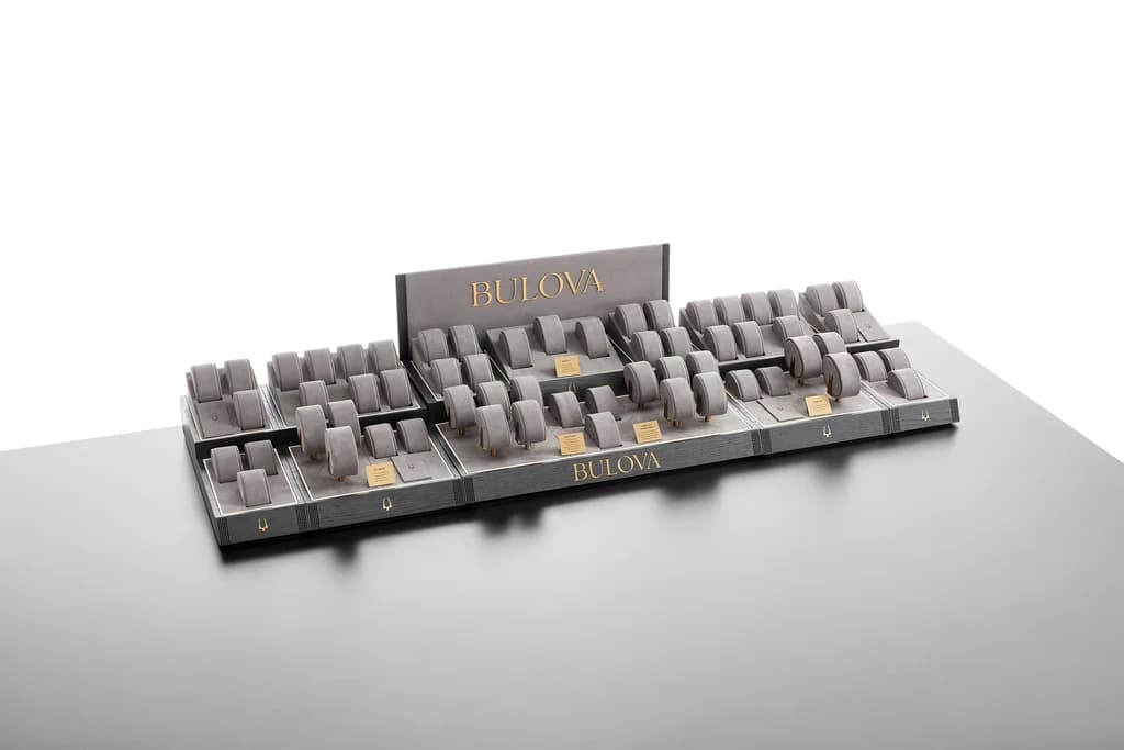 Bulova: The Curve collection produced by Casadevall Group.