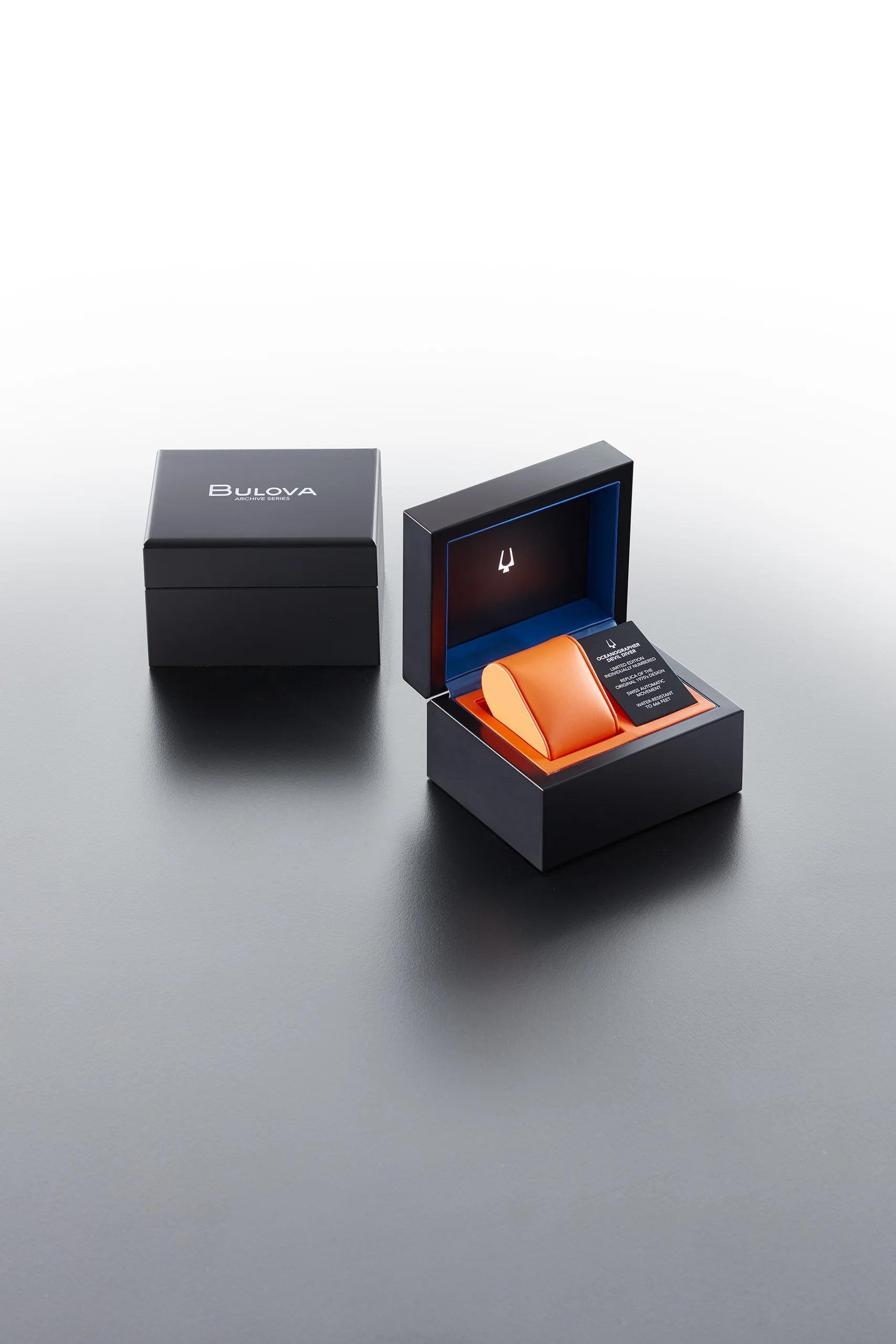 Bulova: Archive watch box produced by Casadevall Group.