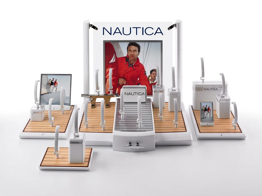 Nautica: display produced by Casadevall Group.