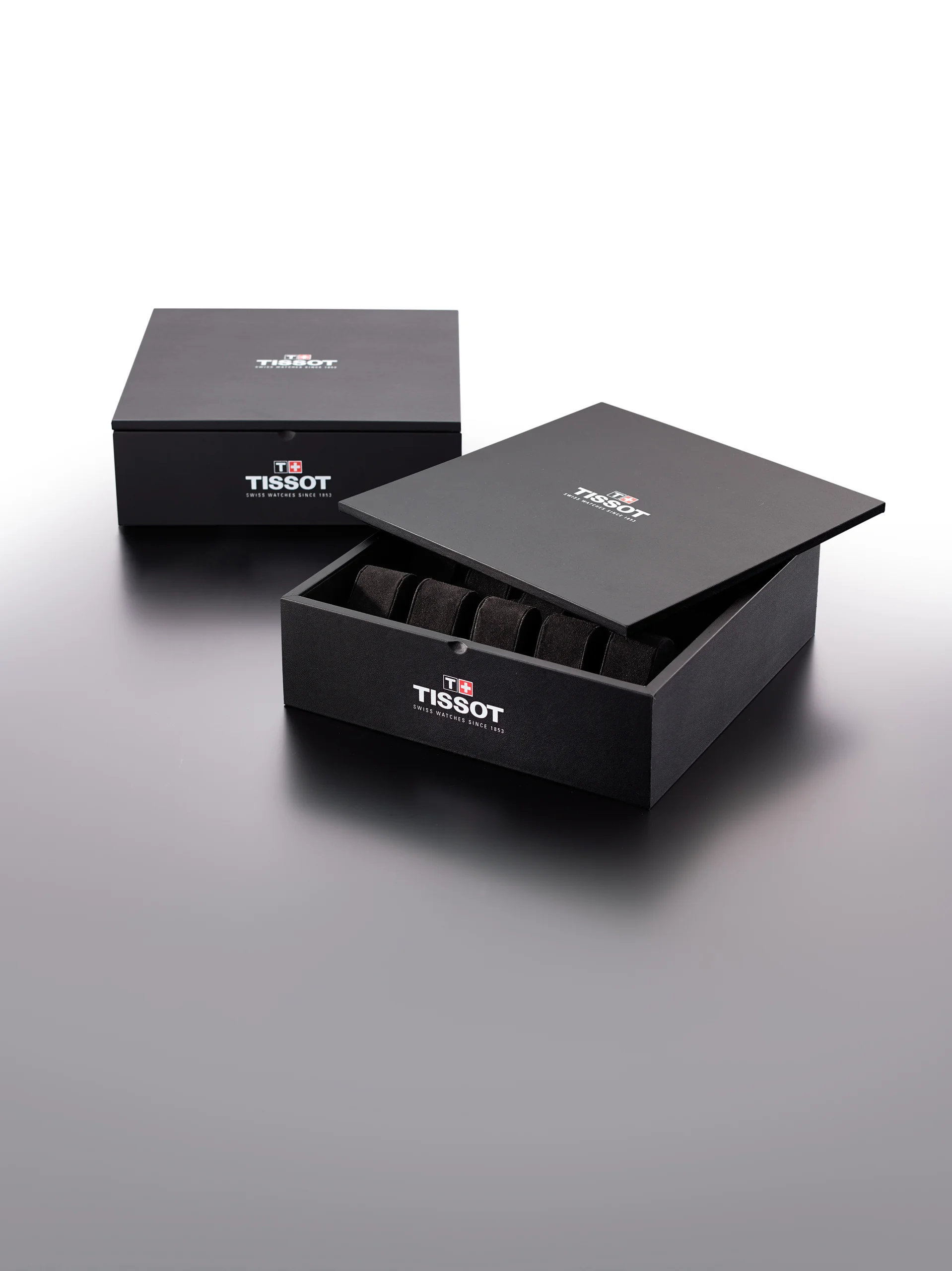 Textured stone-effect watch box produced by Casadevall Group.