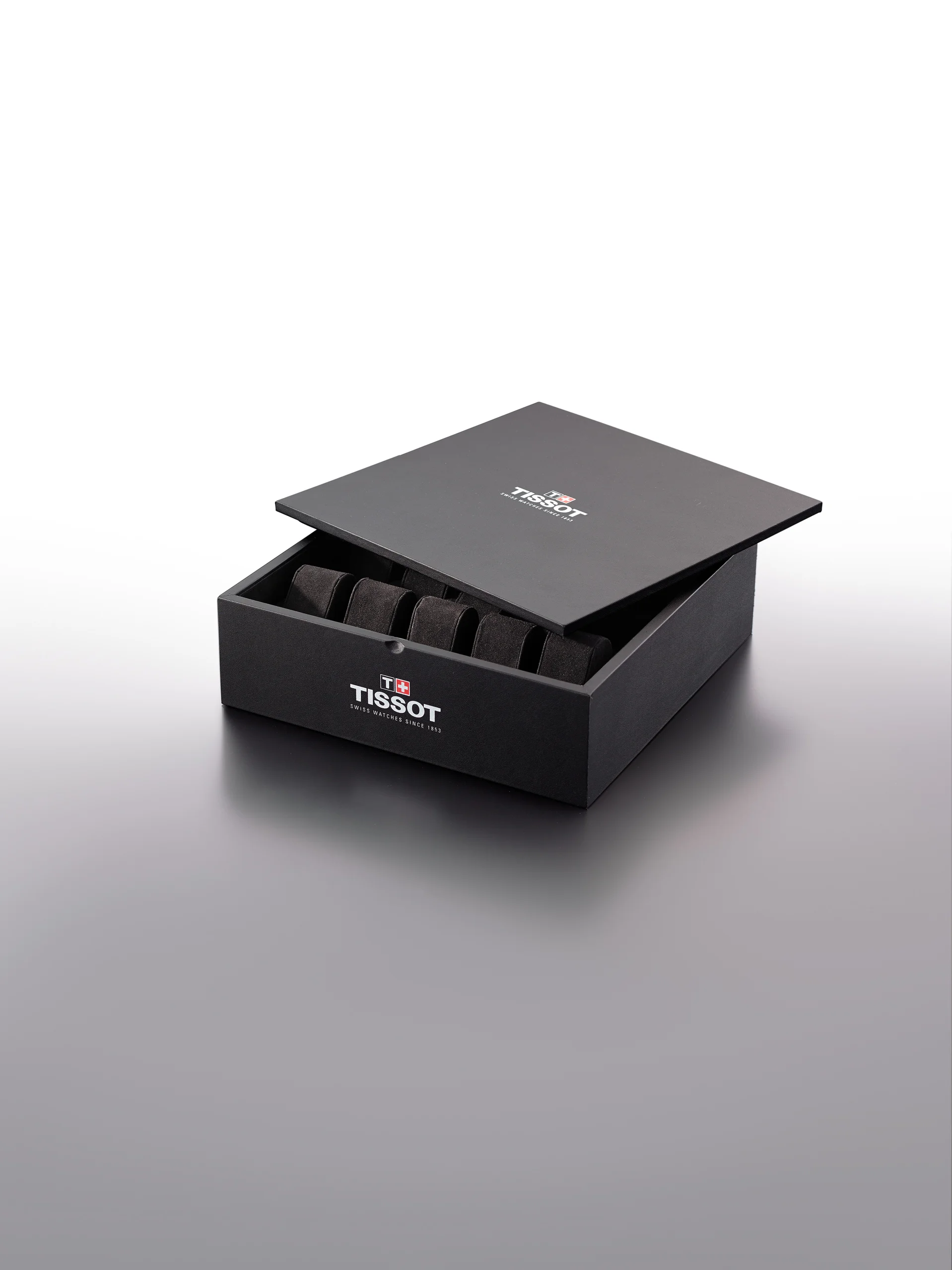 Textured stone-effect watch box produced by Casadevall Group.